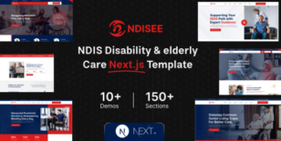 NDISEE - NDIS Disability, Kids & Child Care React Next js Template by ordainIT
