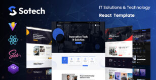 Sotech - Technology & IT Solutions React Template by KodeSolution