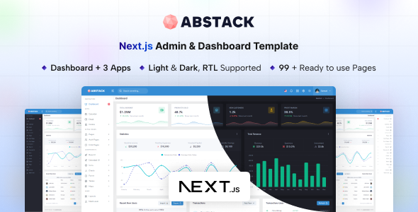 Abstack - Next Js Admin & Dashboard Template by coderthemes