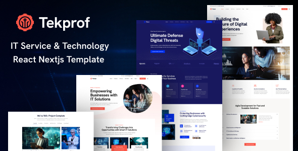 Tekprof - IT Solution & Technology React NextJs Template by Webtend