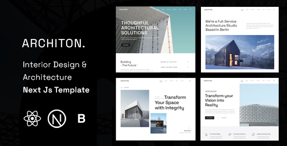 Architon | Architecture & Interior Design React Nextjs Template by reactflowthemes
