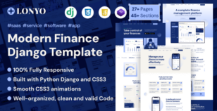 Lonyo - Microfinance and Digital Banking Django Template by template-hunt