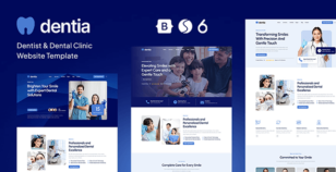 Dentia — Dentist & Dental Clinic Website Template by designesia