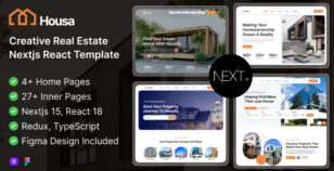 Housa - Creative Real Estate NextJS Template by alithemes