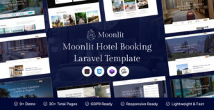 Moonlit -Laravel Hotel Booking Template by ThemeWant
