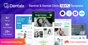 Dentalx - Dentist & Dental Clinic NextJS Template by alithemes