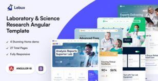 Labux - Laboratory & Science Research Angular Template by CreativeGigs