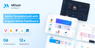 MDash Angular Dashboard Template by wrappixel