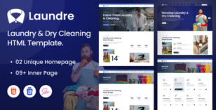 Laundre - Laundry & Dry Cleaning HTML Template. by SoftCrafty