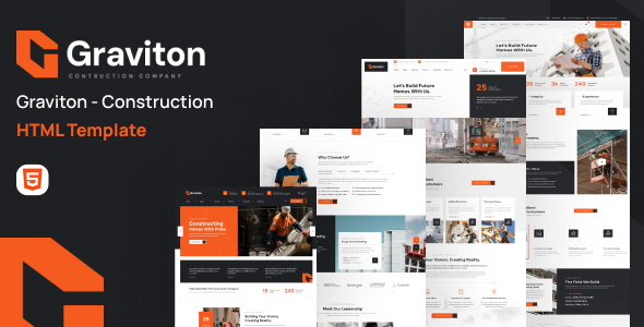 Graviton - Construction HTML Template by themesflat