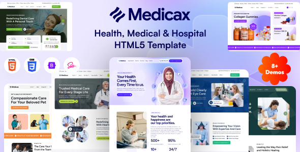 Medicax - Health, Medical & Hospital HTML Template by VikingLab