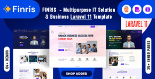 Finris - Multipurpose IT Solution & Business Laravel Template by codearchives