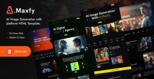 A.Maxfy – AI Image Generation with platform HTML5 Template by MOONTEL_ICT_