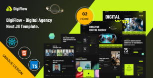 Digiflow - Digital Agency NextJs Template by A1-themes