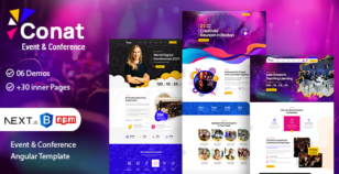 Conat | Event & Conference Next Js Template by noor_tech