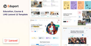 Eduport - Laravel 12 LMS, Education and Course Template by Stackbros