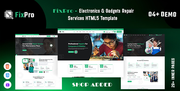 Fixpro - Electronics & Gadgets Repair Services HTML5 Template by weblayout