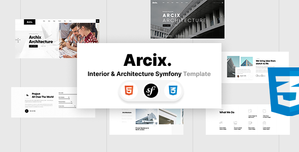 Arcix - Architecture Symfony Template by Parv-Infotech