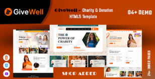 Givewell - Charity & Donation HTML5 Template by codearchives