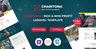 Charitona - Charity & Nonprofit Laravel 12 Template by Parv-Infotech
