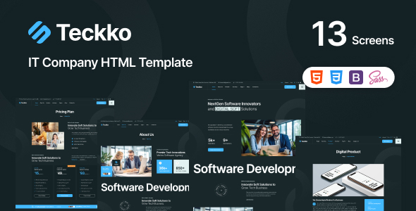 Teckko - IT Company HTML Template by htwebvn