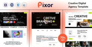 Pixor | Creative Agency Template by wpoceans