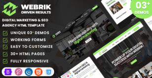 Webrik - Digital Marketing & SEO Agency HTML Template by WebsiteDesignTemplates