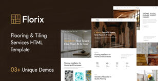 Florix | Flooring & Tiling Services HTML Template by capricorn-studio
