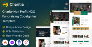 Charitia - Codeigniter Charity & Donation Template Multipurpose by Foxpixel