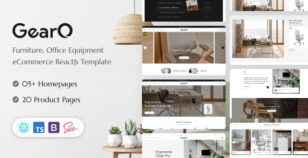 GearO - Furniture, Office Equipment eCommerce React Template by themesflat