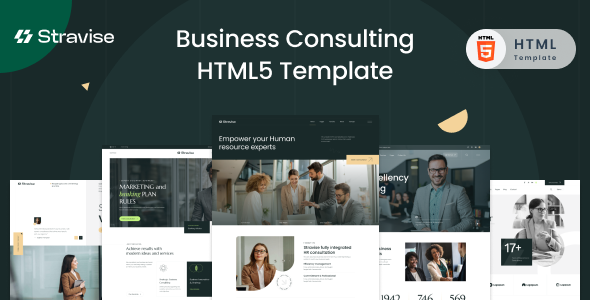 Stravise - Business Consulting HTML5 Template by RRdevs