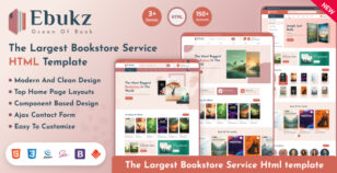 Ebukz - eBooks & Reading Shop HTML Template by vecuro_themes