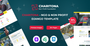 Charitona - Charity & Nonprofit Django 5 Template by Parv-Infotech