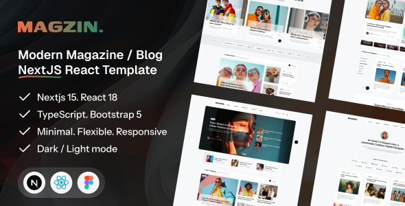 Magzin - Creative Magazine & Blog NextJS Template by alithemes