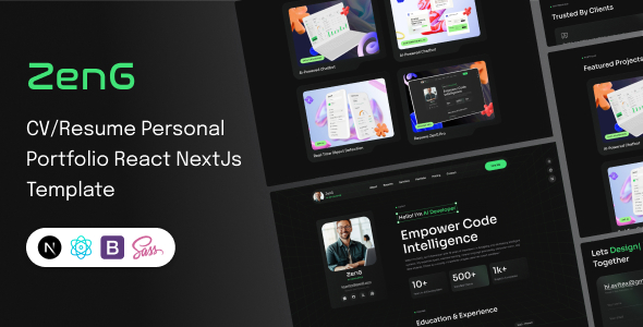 ZenG - Personal Portfolio NextJs Template by themesflat