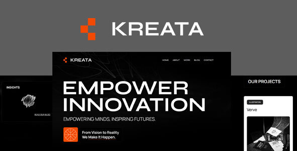 Kreata - Creative HTML Template by max-themes