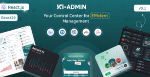 Ki-admin React + Typescript Admin Dashboard Template by la-themes