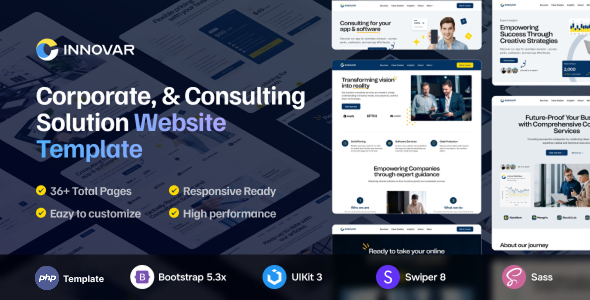 Innovar - A Corporate & Consulting Solution PHP Template by starplate
