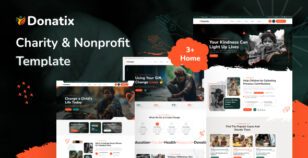 Donatix - Charity & Nonprofit HTML Template by themesglory
