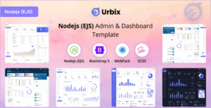 Urbix - Nodejs Admin & Dashboard Template by Codebucks