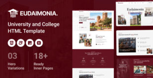 Eudaimonia - University and College HTML Template by zcubethemes