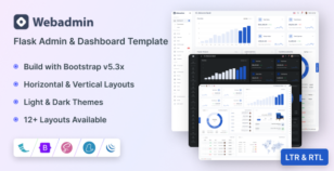Webadmin - Flask Admin & Dashboard Template by themesdesign