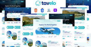 Tavelo - Travel Booking HTML5 Template by LunarTemp