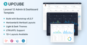 Upcube - Laravel 12 Admin & Dashboard Template by themesdesign