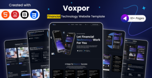 Voxpor - Business & Finance Startup HTML Template by Evonicmedia