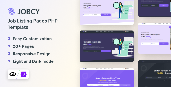 Jobcy - Job Board & Listing PHP Template by themesdesign