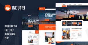 Indutri - PHP Template For Industry & Factory Business by Pixydrops