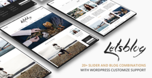 Lets Blog - Multi-Purpose HTML Template by themeperfect