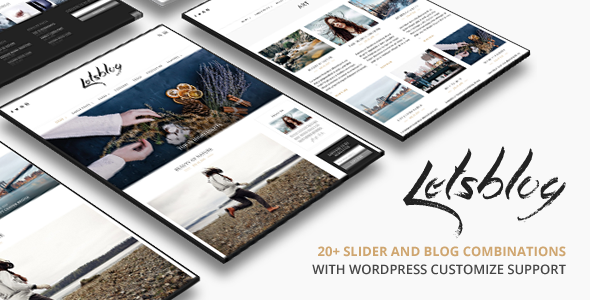 Lets Blog - Multi-Purpose HTML Template by themeperfect