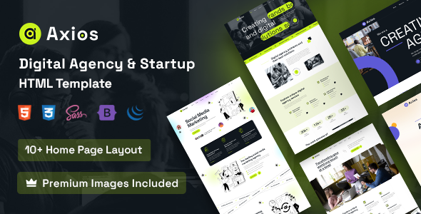 Axios - Digital Agency HTML Template by rs-theme